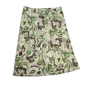 Vintage 90s green midi skirt
